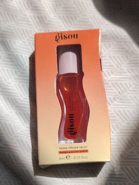 Gisou Honey Infused Lip Oil - Mango Passion Punch (Orange/Peach)